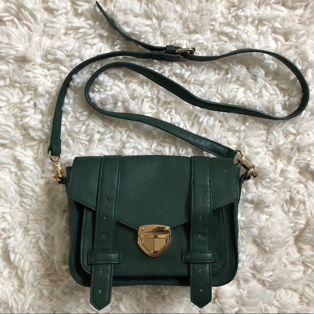 Charming Charlie's green cross body bag